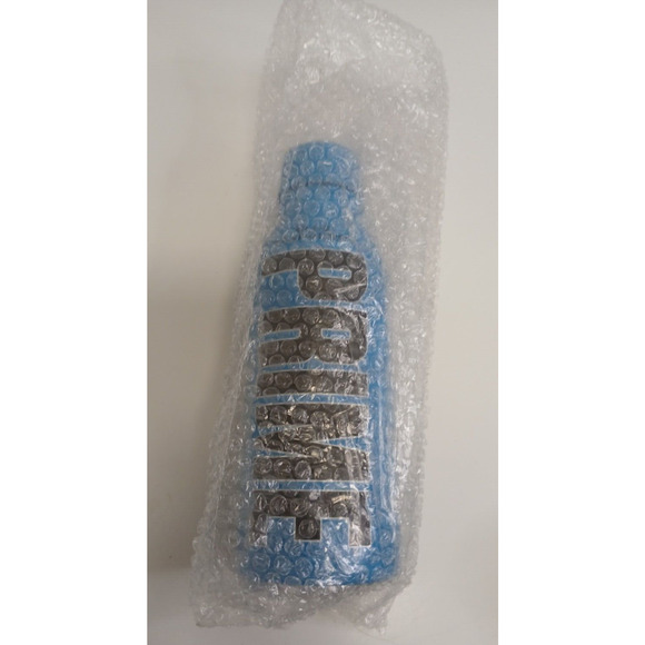 Prime Hydration Limited Edition Metal Water Bottle Blue Raspberry, New! - Picture 5 of 12